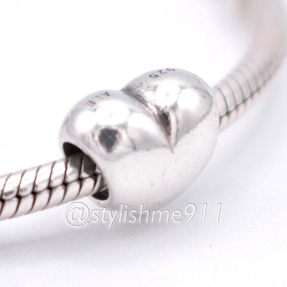 Authentic PANDORA Large Smooth Heart Charm - 790137 - Picture 1 of 11